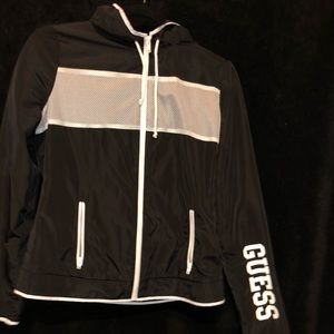 Guess zip up wind breaker